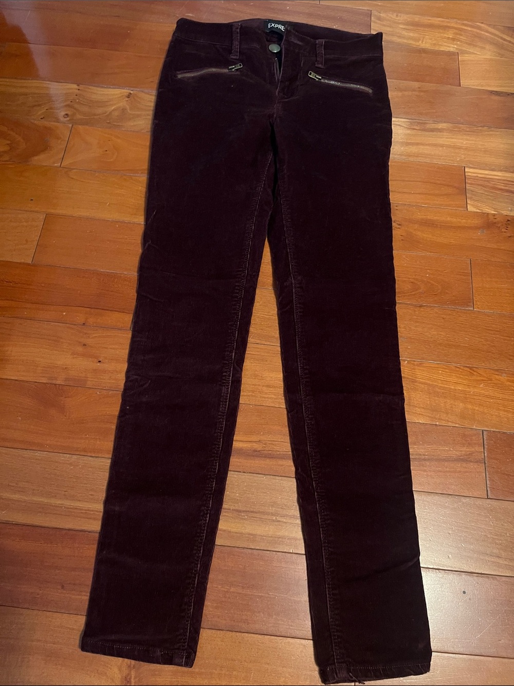 Corduroy skinny pants